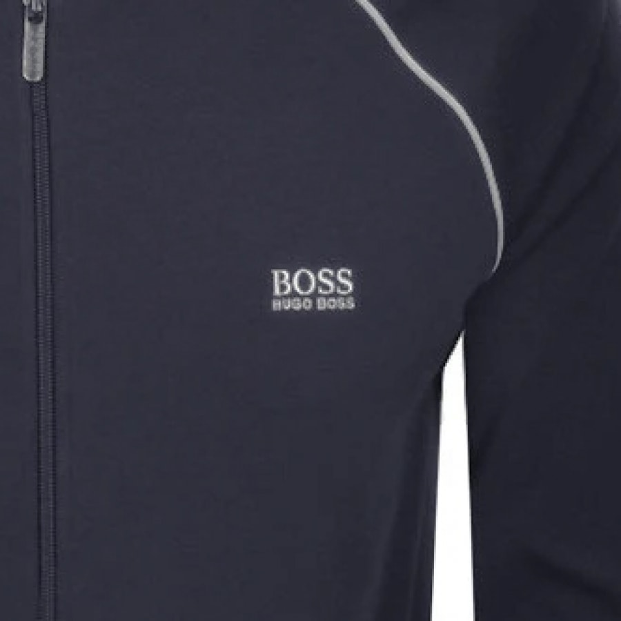Alternative Image for ProductBOSS HUGO BOSS Full Zip Hoodie Navy3